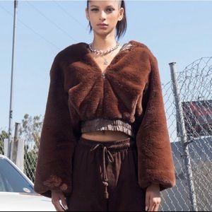 I AM GIA 717 jacket in brown